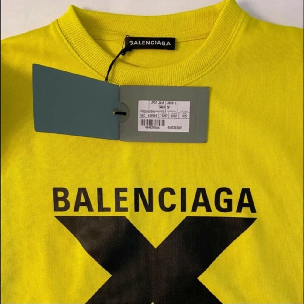 Balenciaga Unisex Mens Oversized X Rated T shirt